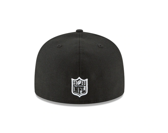Dallas Cowboys NFL New Era Black and White 59FIFTY Fitted Hat