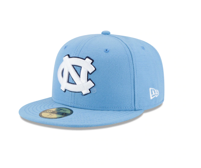 Mens North Carolina Tar Heels New Era Carolina Blue Basic 59FIFTY Fitted Hat