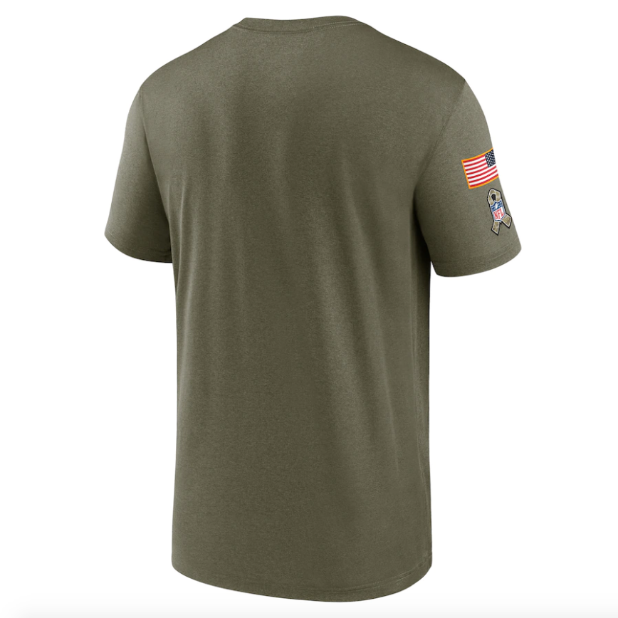 Men's Chicago Bears Nike Olive Salute To Service Legend Performance T-Shirt