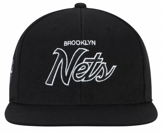 Men's Brooklyn Nets Black NBA Sports Specialty Snapback Adjustable Hat