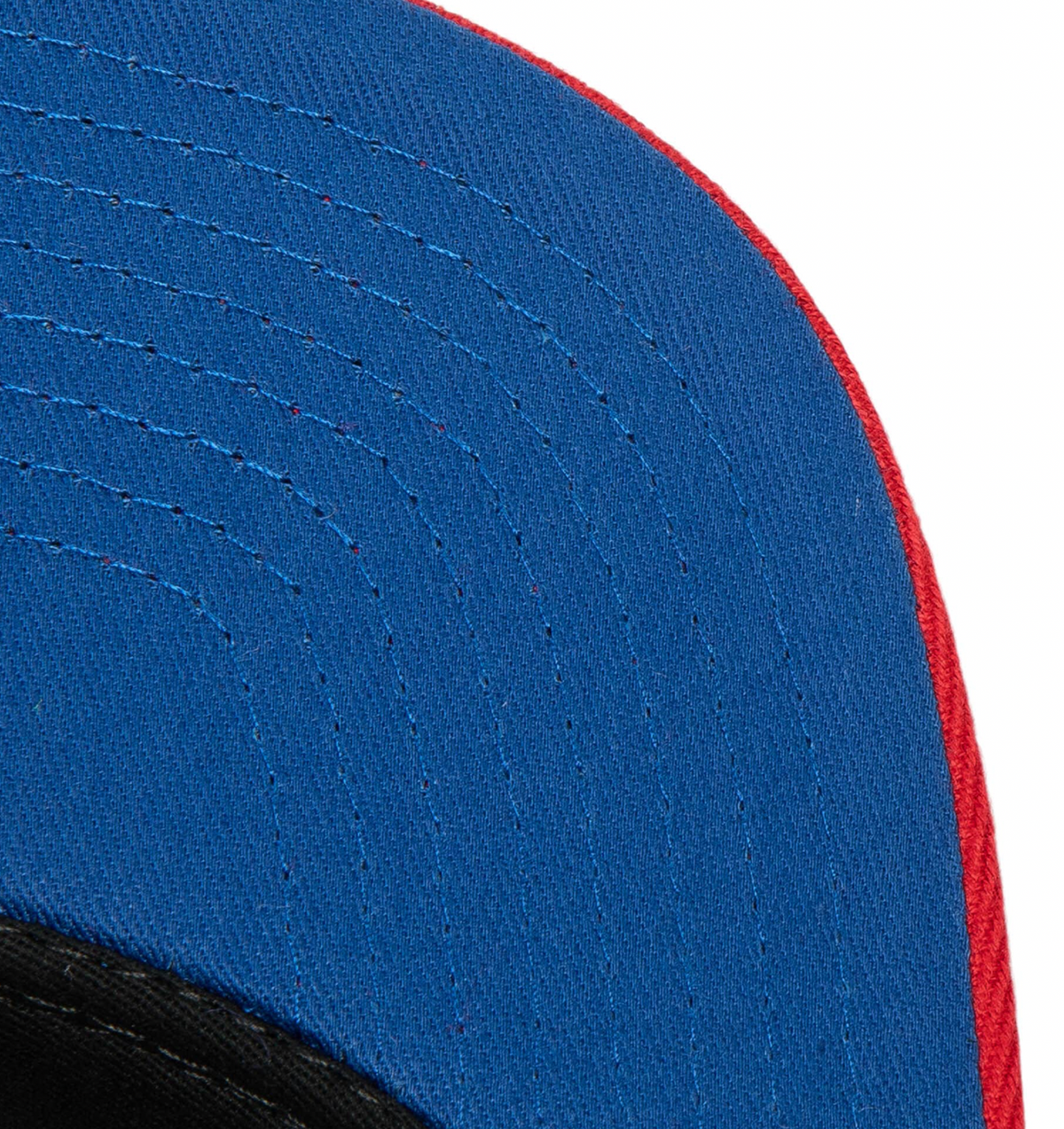 Detroit Pistons Mitchell & Ness Hardwood Classics Reload 2.0 Snapback Hat - Royal/Red