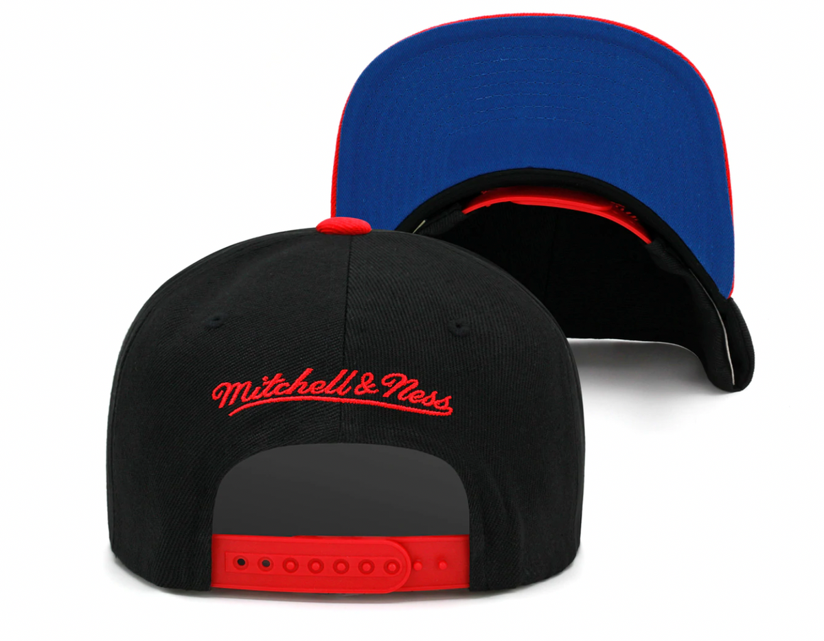 Los Angeles Clippers Mitchell & Ness Hardwood Classics Reload 2.0 Snapback Hat - Black/Red
