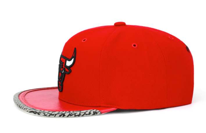Chicago Bulls Day 3 Red/ Concrete Gray Mitchell & Ness Snapback Hat
