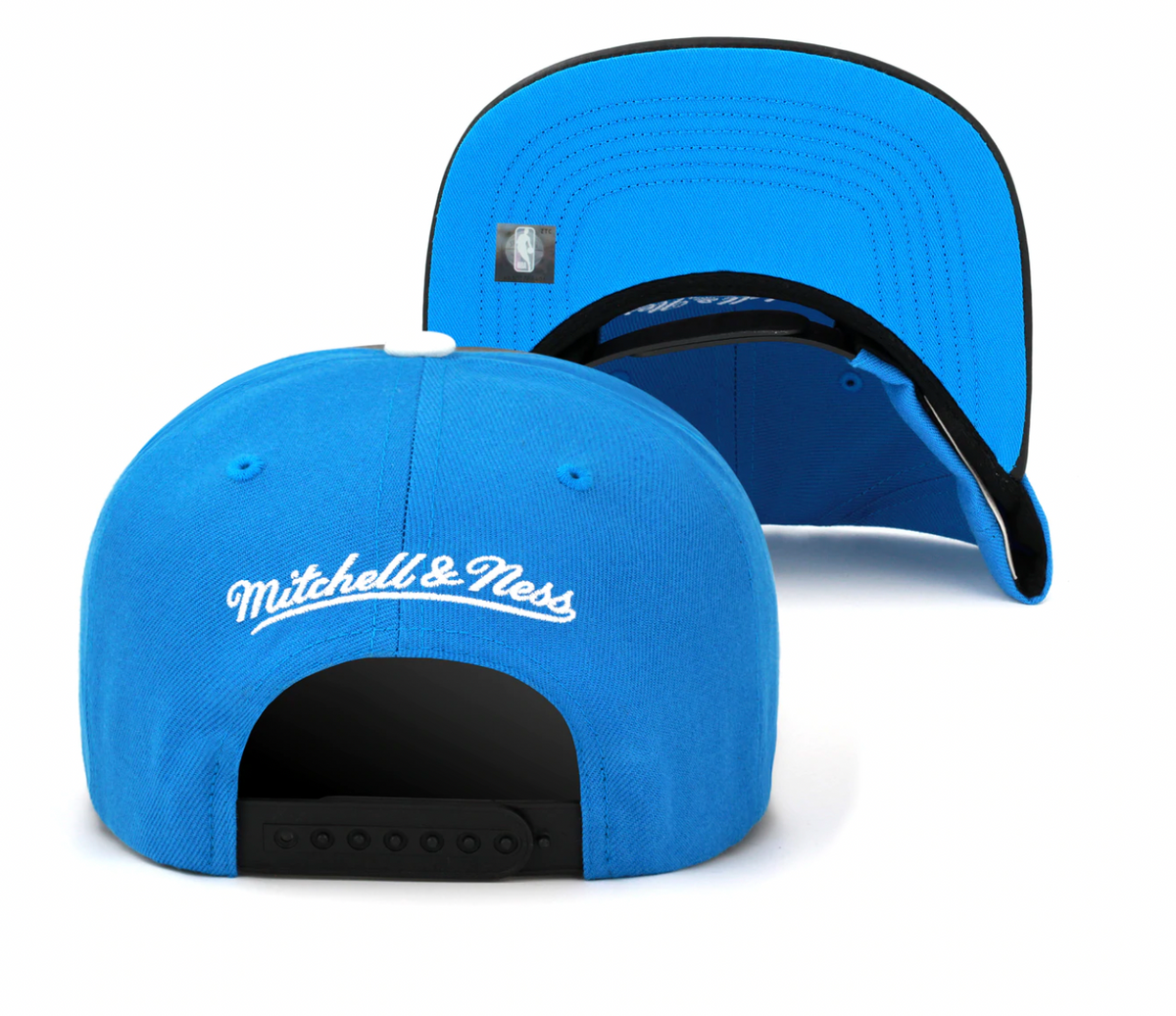Chicago Bulls Day One Black/Blue/White Mitchell & Ness Snapback Hat