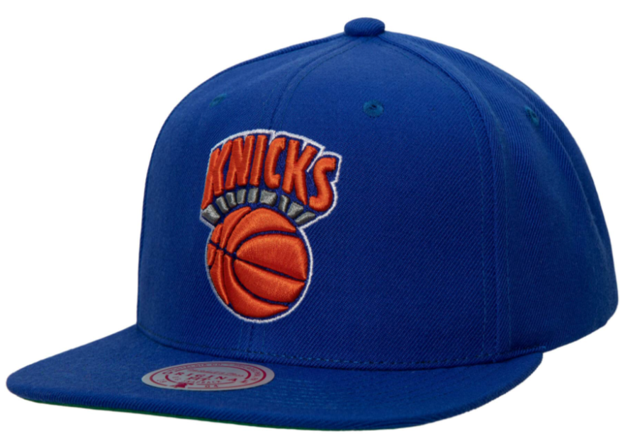 Men's New York Knicks Mitchell & Ness NBA HWC Ground 2.0 Snapback Hat