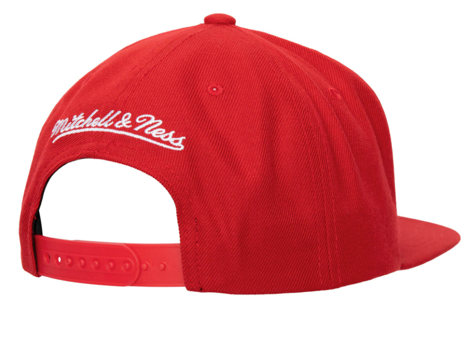 Portland Trail Blazers Ground 2.0 Red Mitchell & Ness Snapback Hat