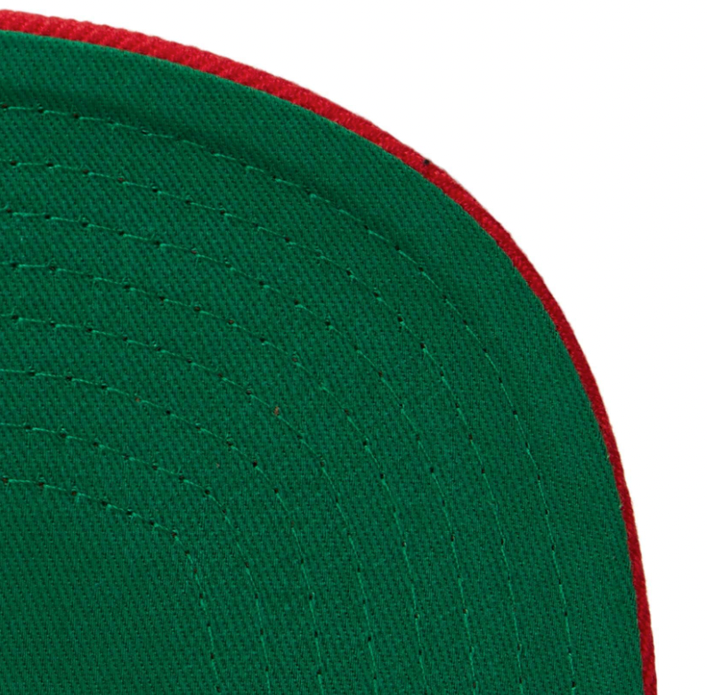 Portland Trail Blazers Ground 2.0 Red Mitchell & Ness Snapback Hat