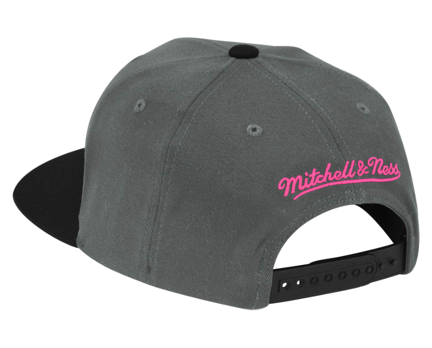 Men's Houston Rockets NBA Neon Lights HWC Mitchell & Ness Snapback Hat