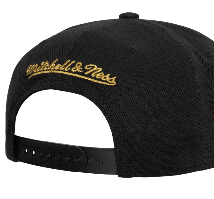 Men's Houston Rockets Basic Core Black Mitchell & Ness Snapback Hat