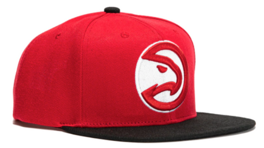 Atlanta Hawks NBA Basic Core  HWC Red/Black Mitchell & Ness Snapback Hat