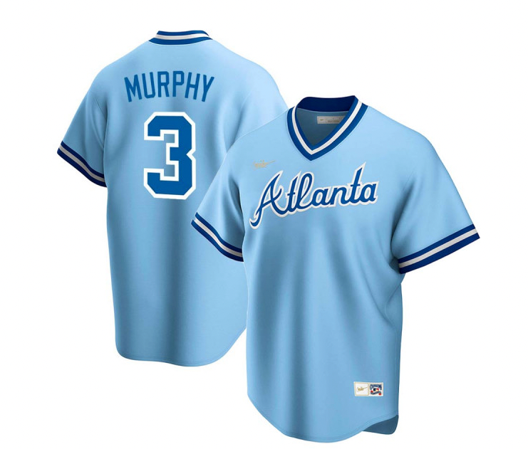 Men's Nike Dale Murphy Atlanta Braves Blue Cooperstown Collection Player Jersey