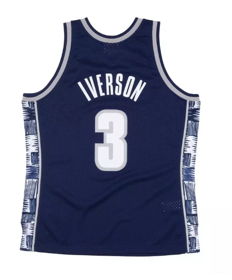 Men's Georgetown Hoyas Allen Iverson Mitchell & Ness Swingman Jersey