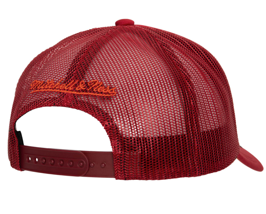 Mens Miami Heat NBA Puff The Magic Trucker HWC Mitchell & Ness Snapback Hat
