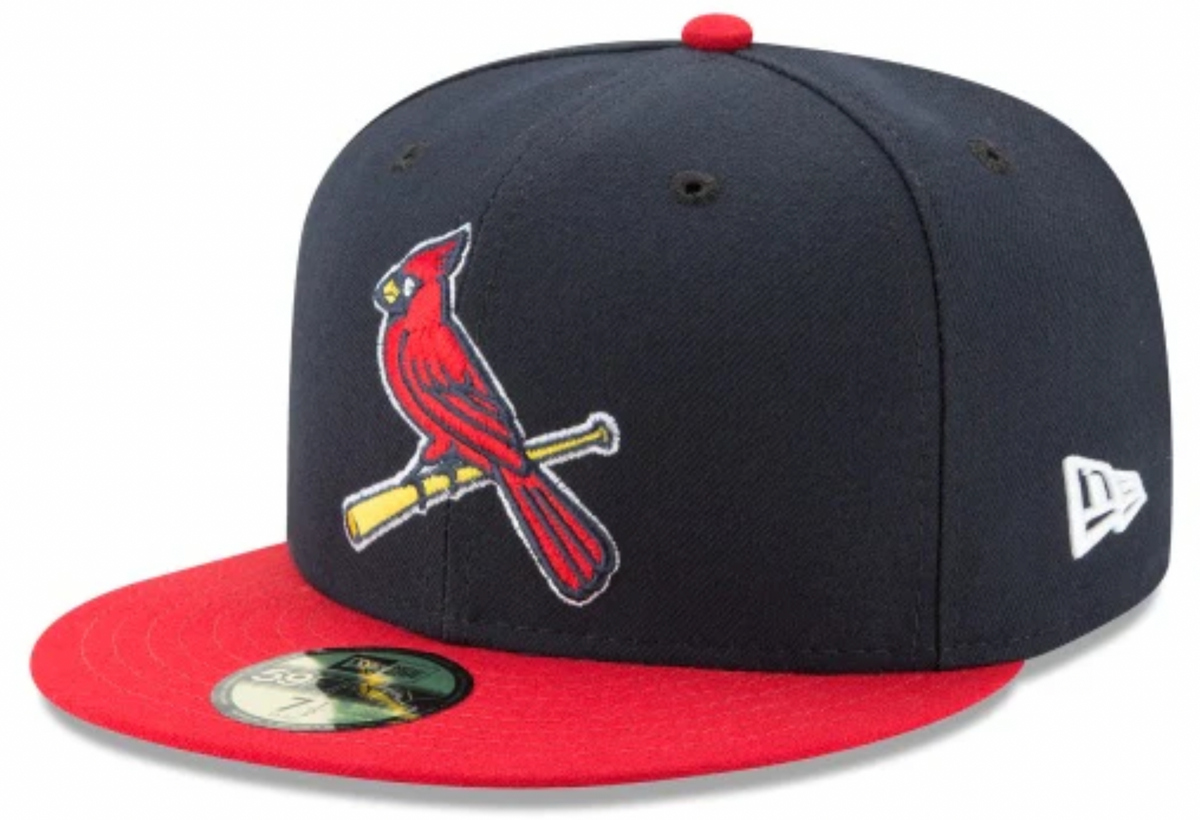 Men's St. Louis Cardinals New Era Navy/Red Game Authentic Collection Alternate 2 On-Field 59FIFTY Fitted Hat