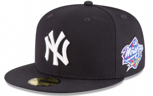 New York Yankees New Era 1998 World Series Wool 59FIFTY Fitted Hat - Navy