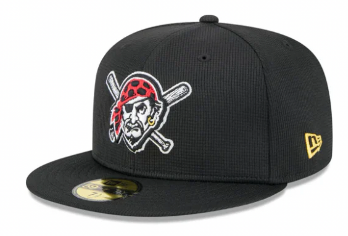 Pittsburgh Pirates New Era Black 2025 Spring Training 59FIFTY Fitted Hat