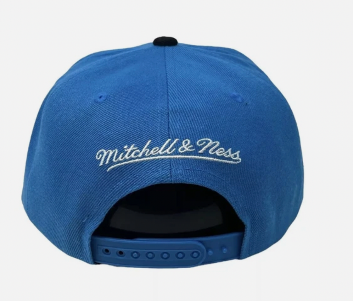 Men's Mitchell & Ness Orlando Magic Core Blue/Black Adjustable Snapback Hat