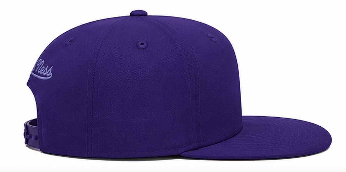 Los Angeles Lakers Mitchell & Ness Tonal Eclipse Snapback Hat- Purple