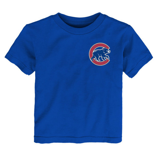 Toddler Majestic Anthony Rizzo Chicago Cubs Royal Player Name & Number T-Shirt