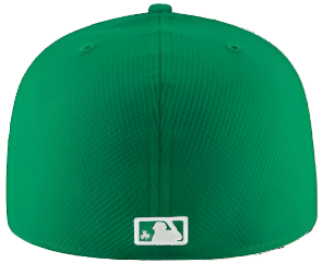 Mens Chicago Cubs Kelly Green St. Patrick's Day Low Crown Diamond Era 59FIFTY Fitted Hat By New Era