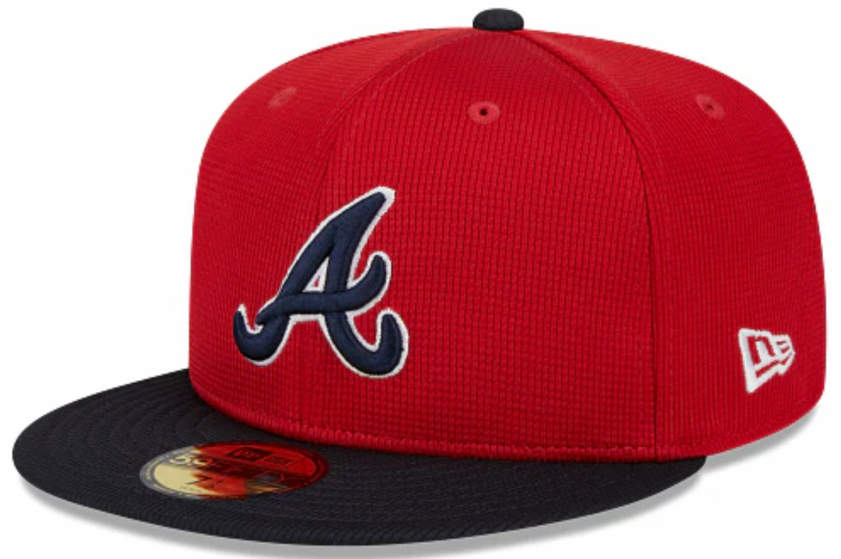 Atlanta Braves New Era Red/Navy 2025 Spring Training 59FIFTY Fitted Hat