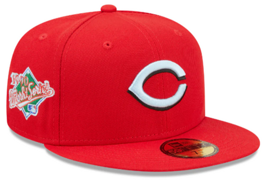 Cincinnati Reds Classic 1990 World Series Red New Era 59Fifty Fitted Hat