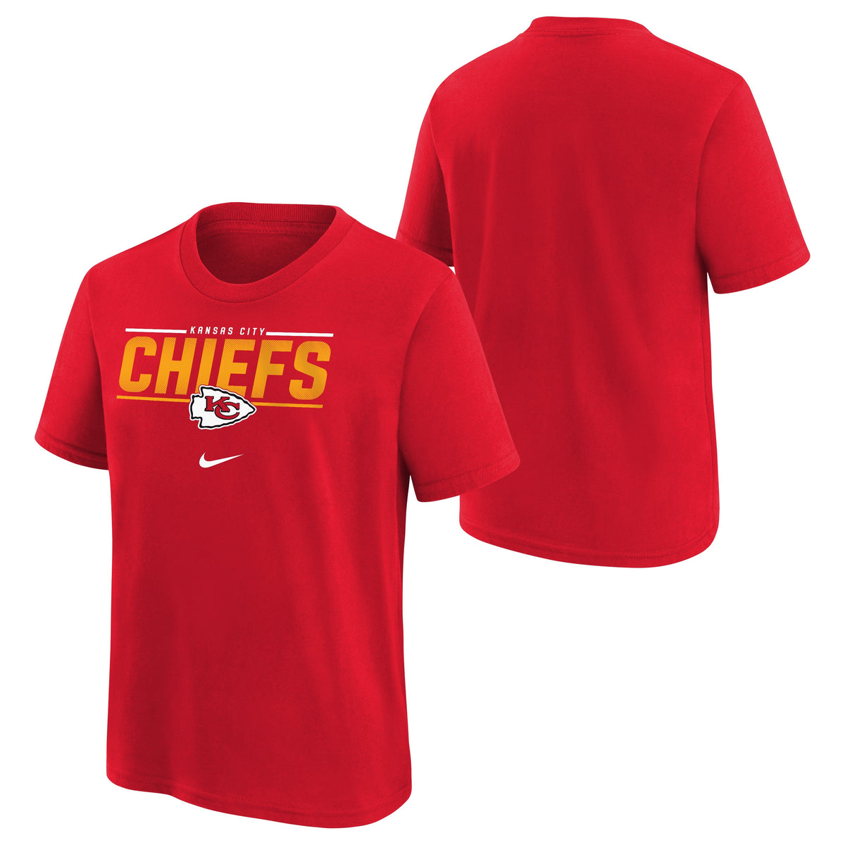 Youth Kansas City Chiefs NIKE Red Team Muscle Tee