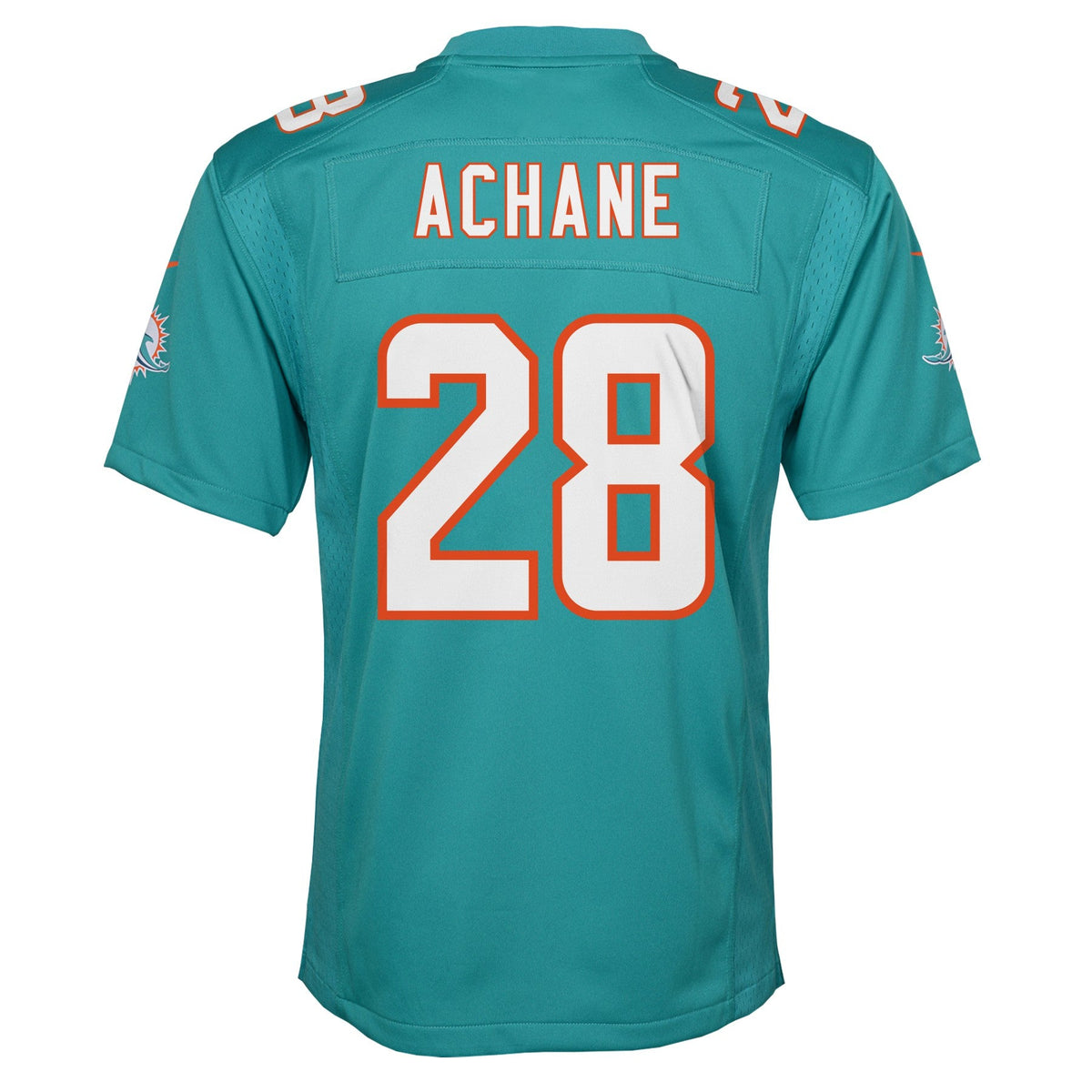 Youth De'Von Achane Miami Dolphins Nike Aqua Game Replica Jersey