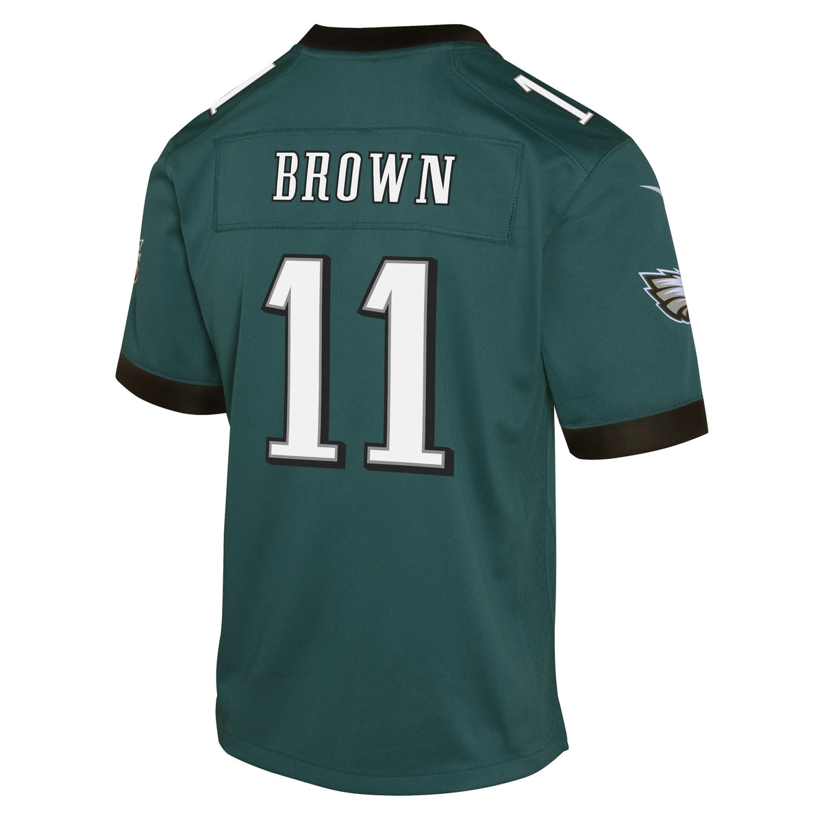 Youth AJ Brown Philadelphia Eagles 24 Midnight Green Nike Game Jersey
