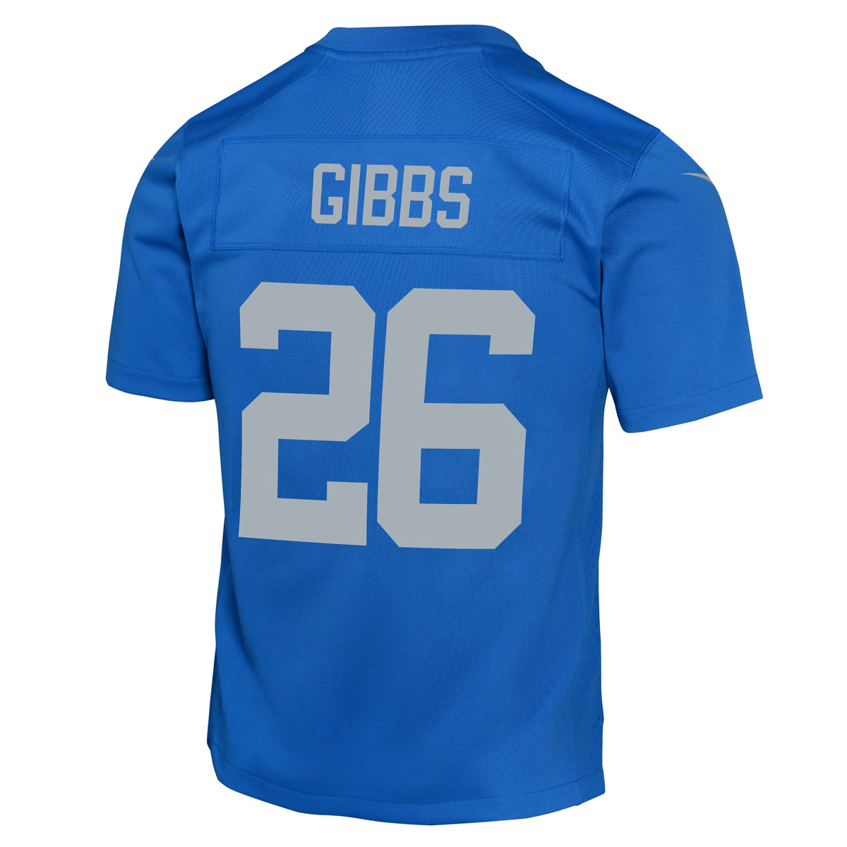 Youth Detroit Lions Jahmyr Gibbs Nike Alternate Blue "ROOKIE" Game Jersey