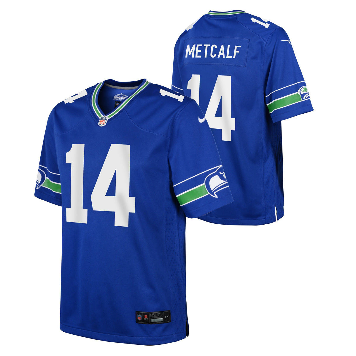 Youth DK Metcalf Seattle Seahawks Nike Royal Alternate Game Jersey