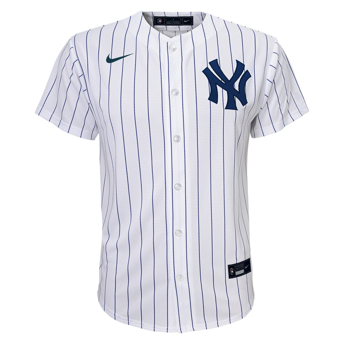 Youth Derek Jeter New York Yankees White Home Game Replica Player Jersey