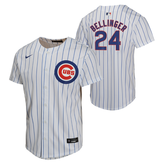 NIKE Youth Cody Bellinger Chicago Cubs White Home Replica Game Jersey