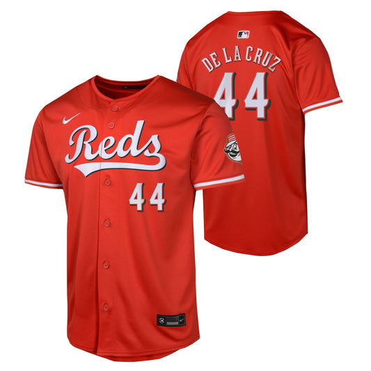 Youth Elly De La Cruz Cincinnati Reds NIKE Red Alternate Limited Replica Jersey