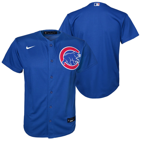 Youth Chicago Cubs Nike BLUE Alternate Replica Team Jersey