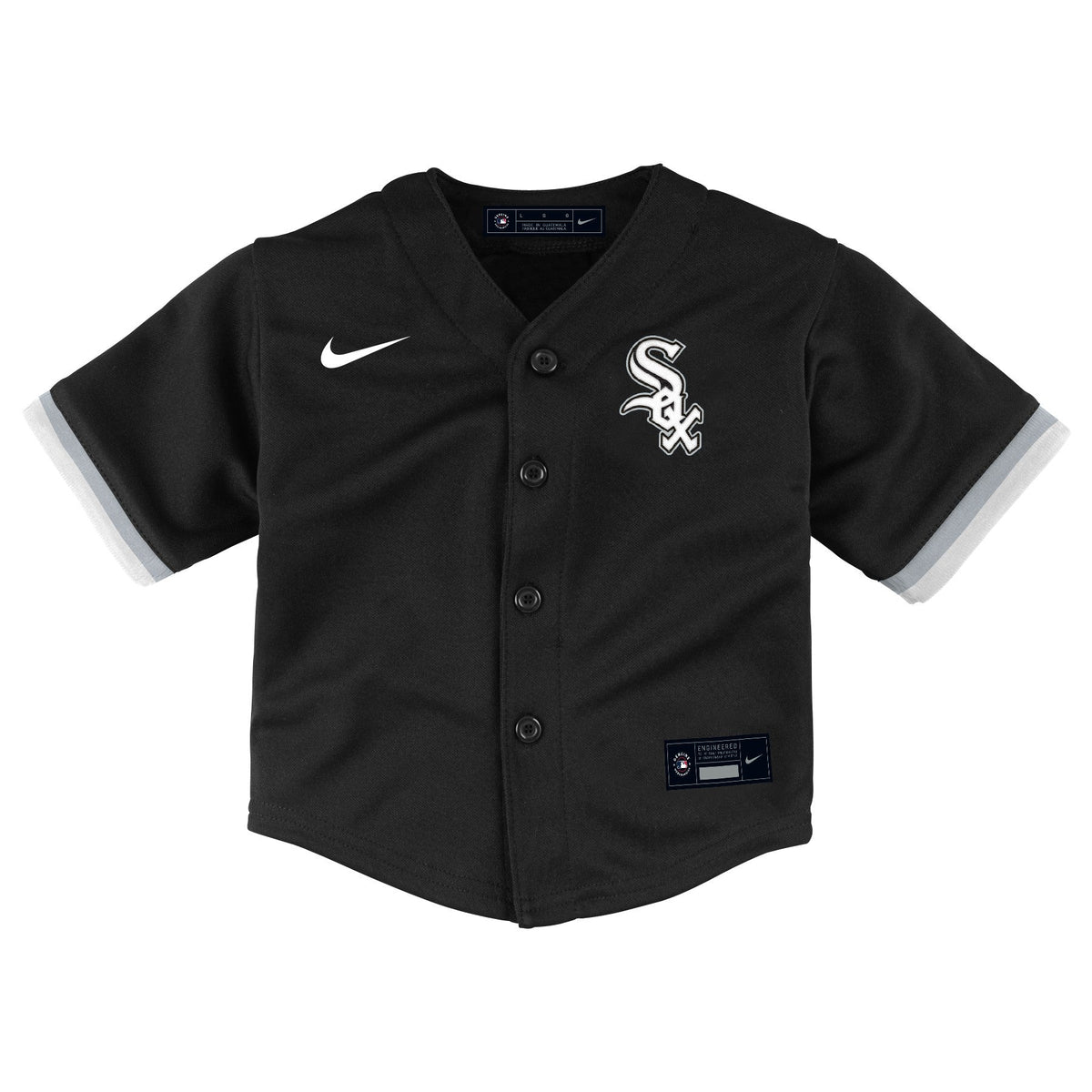 Infant Jose Abreu Chicago White Sox Nike Home Black Replica Team Jersey