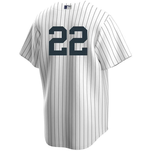 Men's Nike Juan Soto #22 White New York Yankees Home Official Replica Player Jersey