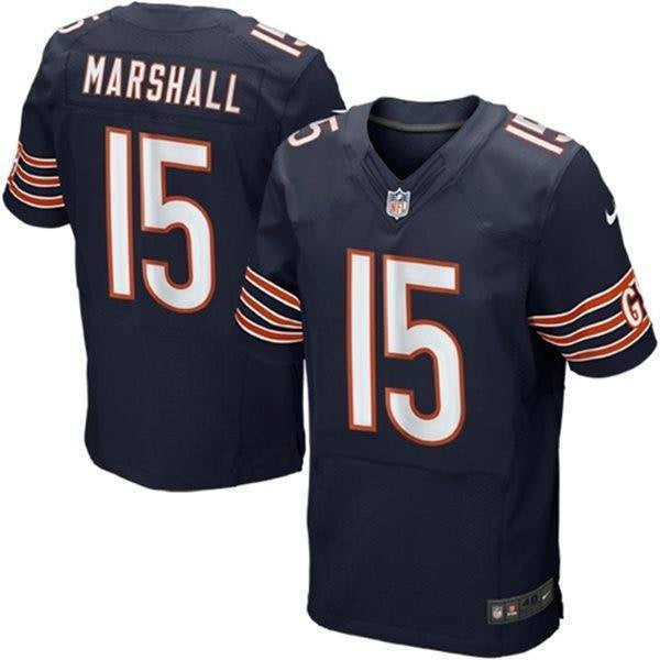 Men's Brandon Marshall Navy Chicago Bears Nike Vapor Elite Jersey