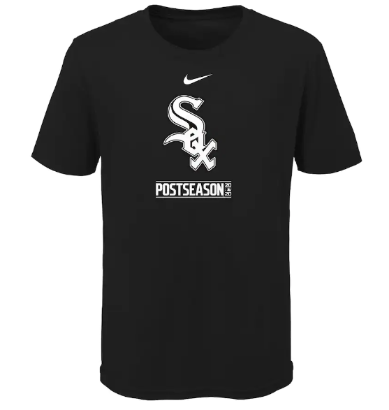 Chicago White Sox Nike Youth 2020 Postseason Authentic Collection T-Shirt - Black