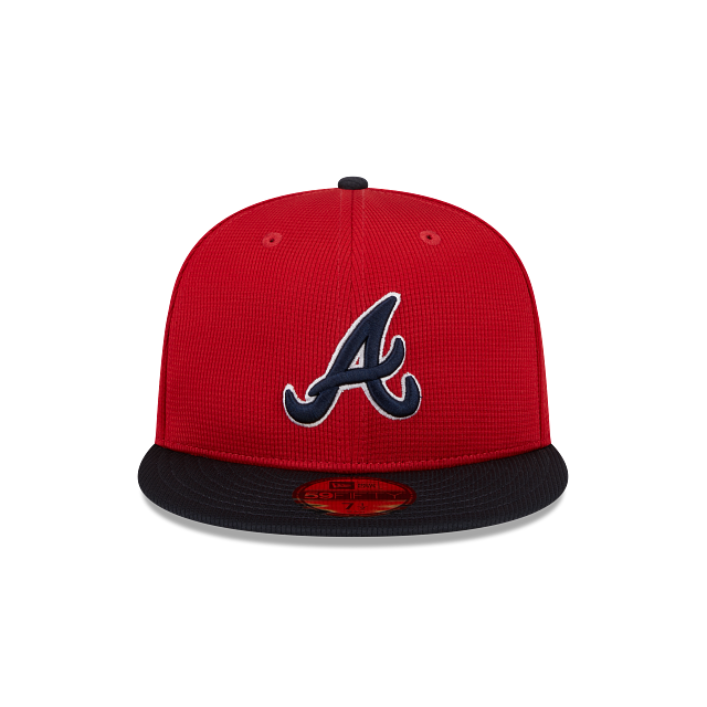 Atlanta Braves New Era Red/Navy 2025 Spring Training 59FIFTY Fitted Hat