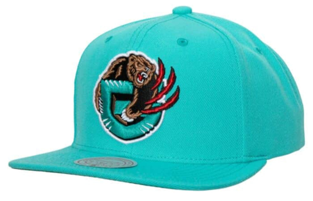 Vancouver Grizzlies Mitchell & Ness Teal Hardwood Classics Ground 2.0 Snapback Hat-Teal