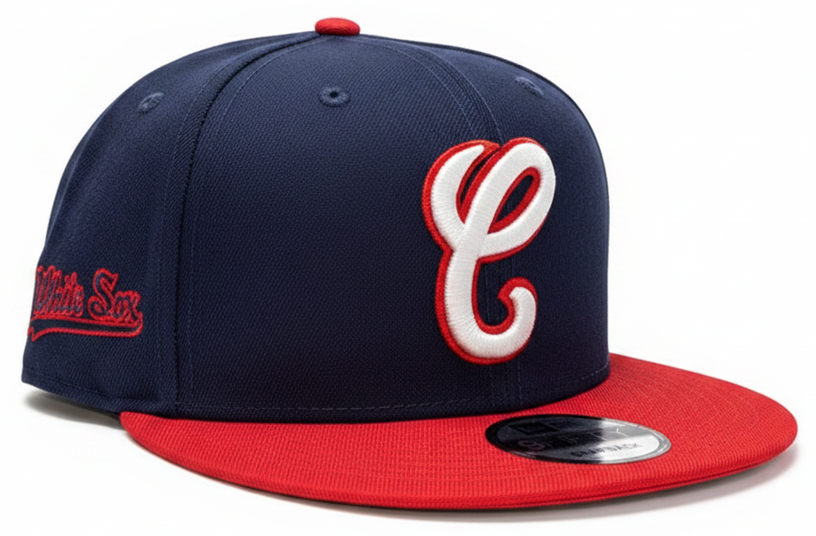 Mens Chicago White Sox New Era 1987 2 Tone Navy/Red Cooperstown Collection 9FIFTY Snapback Hat