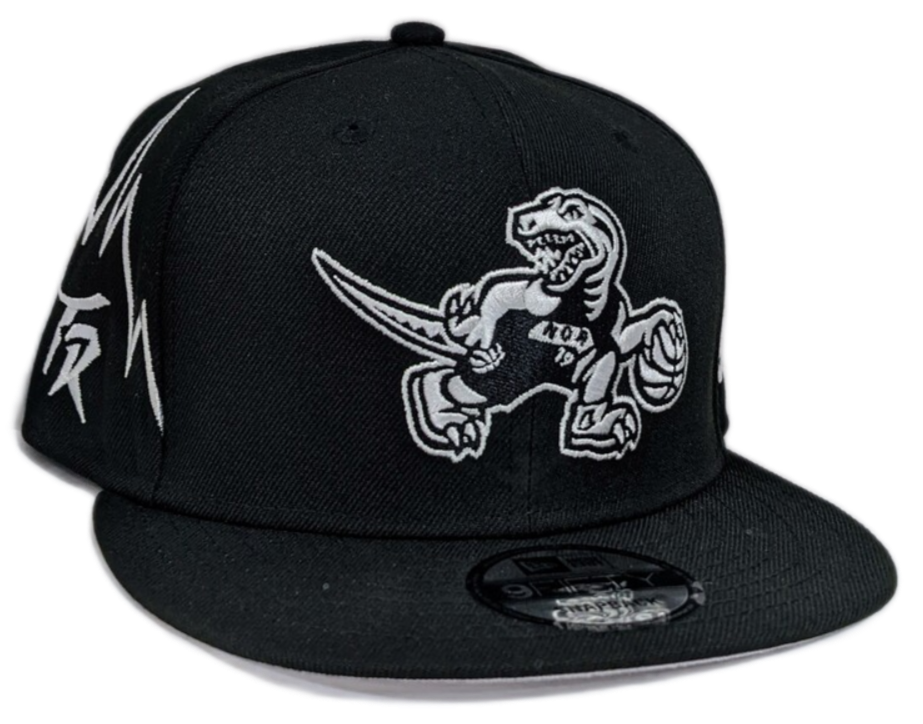 Men's Toronto Raptors New Era 9FIFTY 2021-2022 City Edition Black Snapback Hat