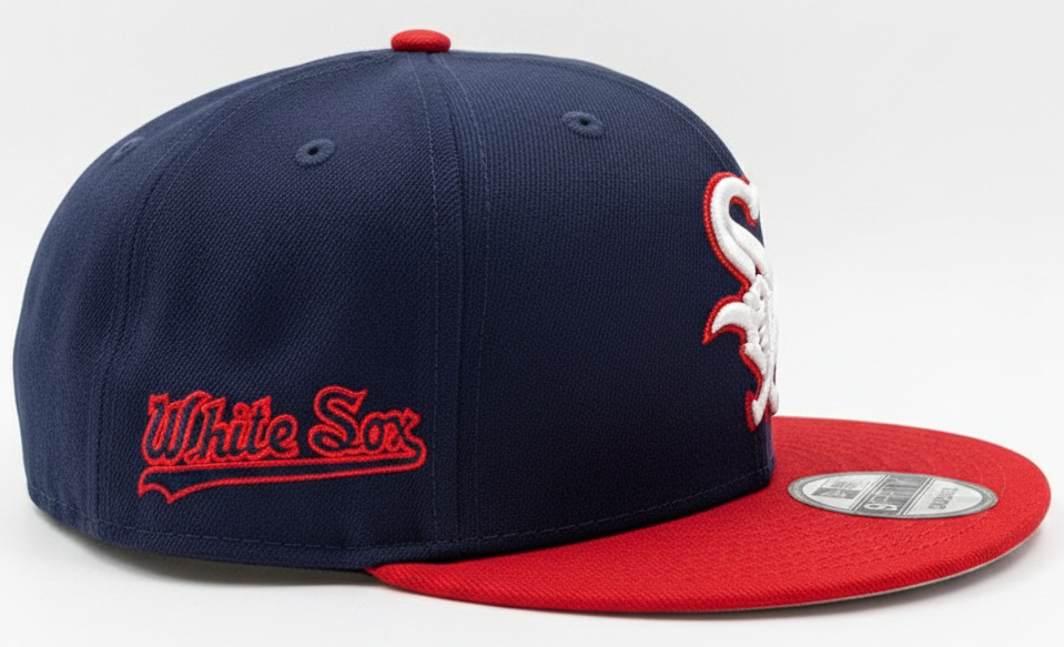 Mens Chicago White Sox New Era 1987 2 Tone Navy/Red Cooperstown Collection 9FIFTY Snapback Hat