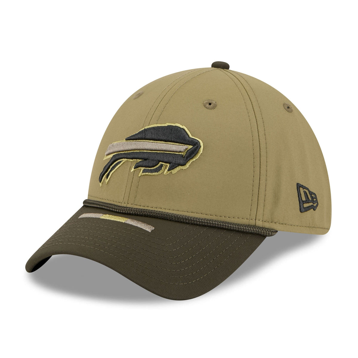 Men's Buffalo Bills New Era Green 2025 Salute to Service 39THIRTY Flex Hat