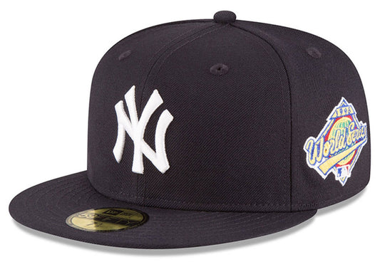 New York Yankees New Era 1996 World Series Wool 59FIFTY Fitted Hat - Navy