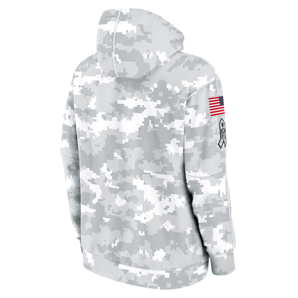 Men's Dallas Cowboys Nike Arctic Camo 2024 Salute to Service Club Fleece Pullover Hoodie