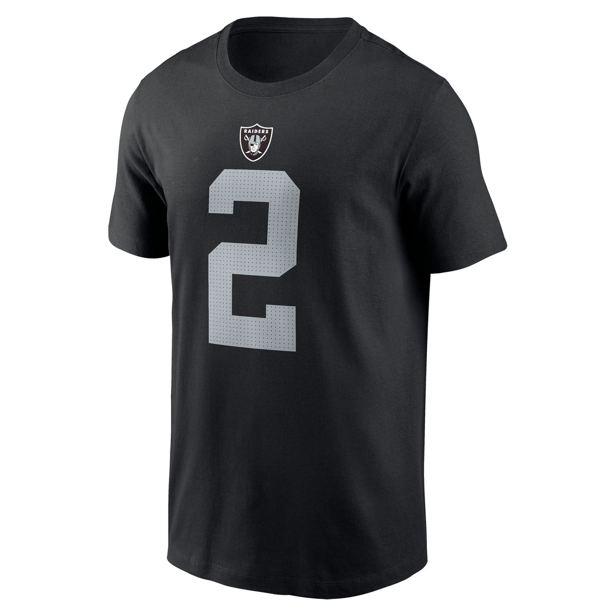 Men's Nike Ashton Jeanty Las Vegas Raiders Black Name & Number T-Shirt