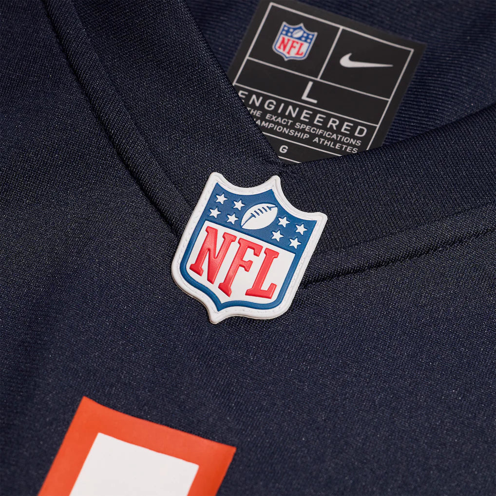 Men's Chicago Bears Luther Burden III Nike Navy Team Color Game Jersey