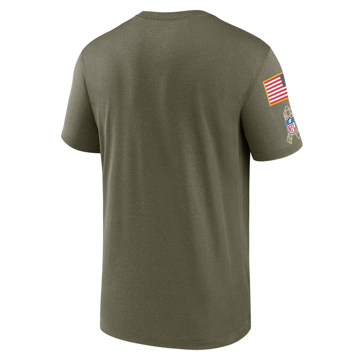 Men's Kansas City Chiefs Nike Olive 2022 Salute to Service Legend Team T-Shirt